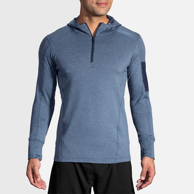 Brooks Notch Thermal - Chaquetas Hombre - Azules (YH2460513)